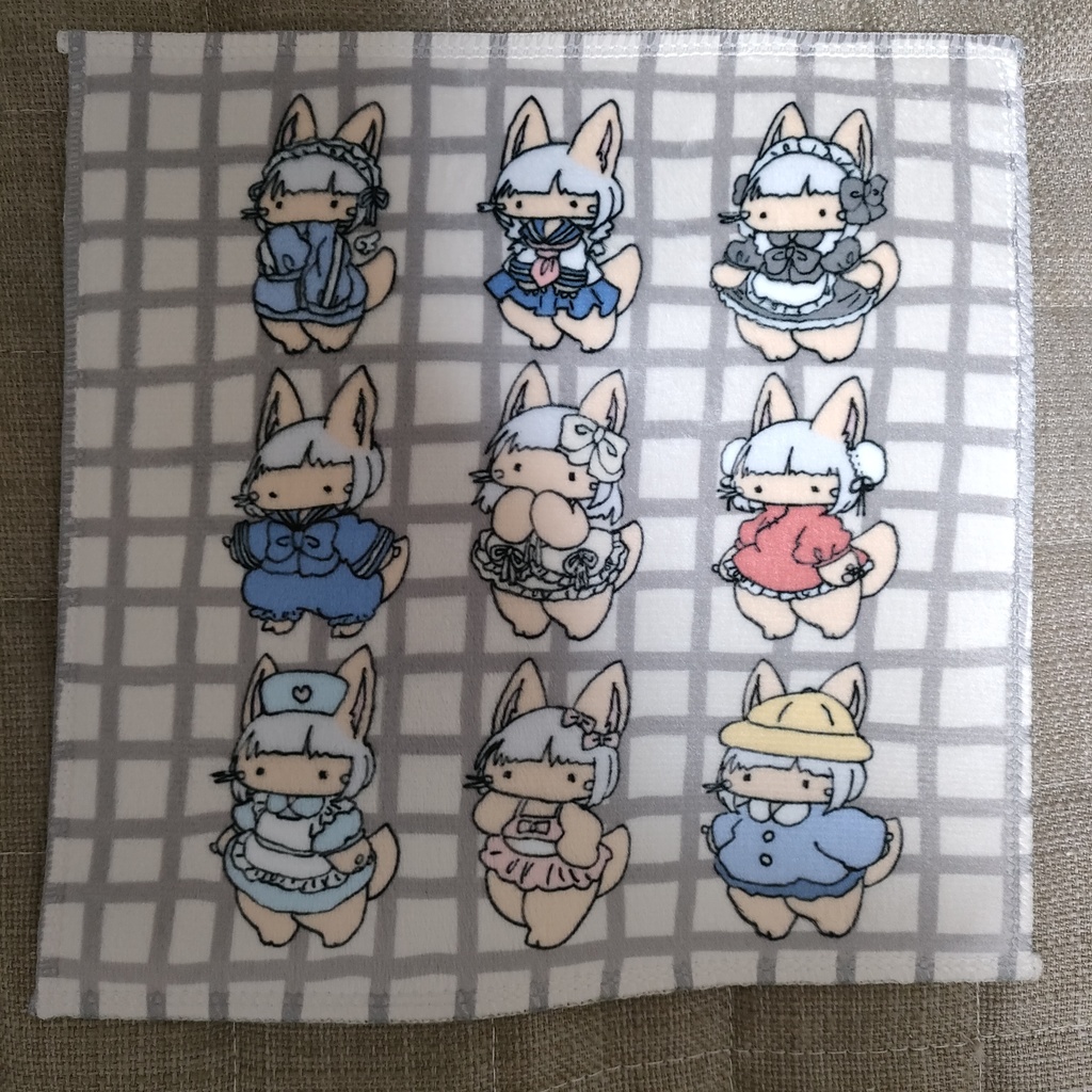 タオルハンカチ　んなちゃんいろいろ。