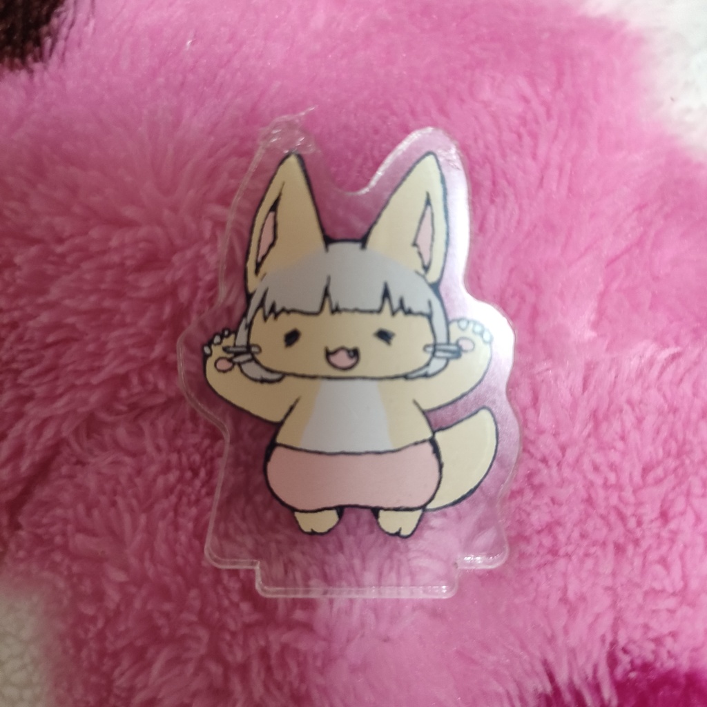 んなちゃんにっこりアクリルスタンド。