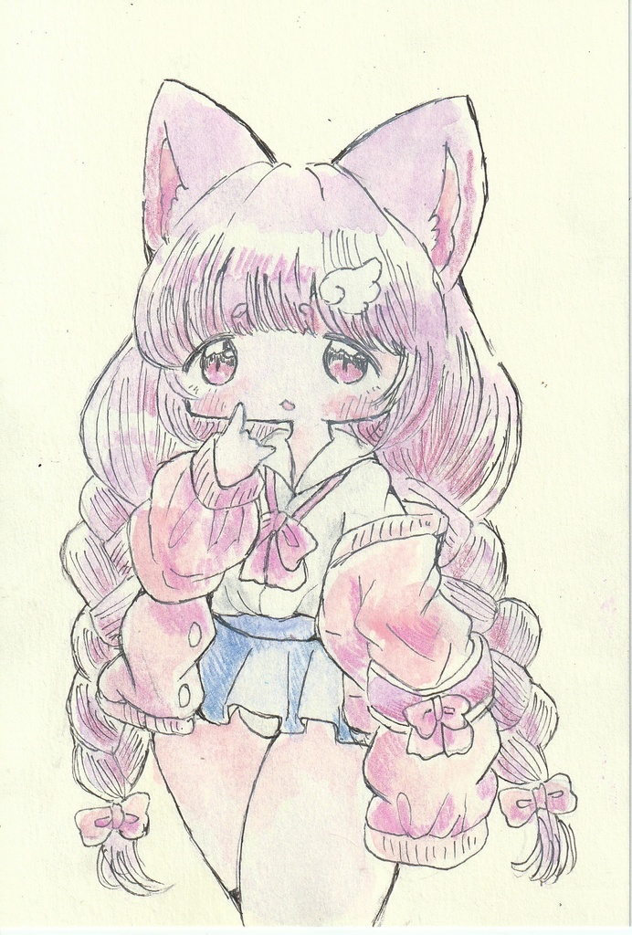 可愛いからわかんない。イラスト原画。