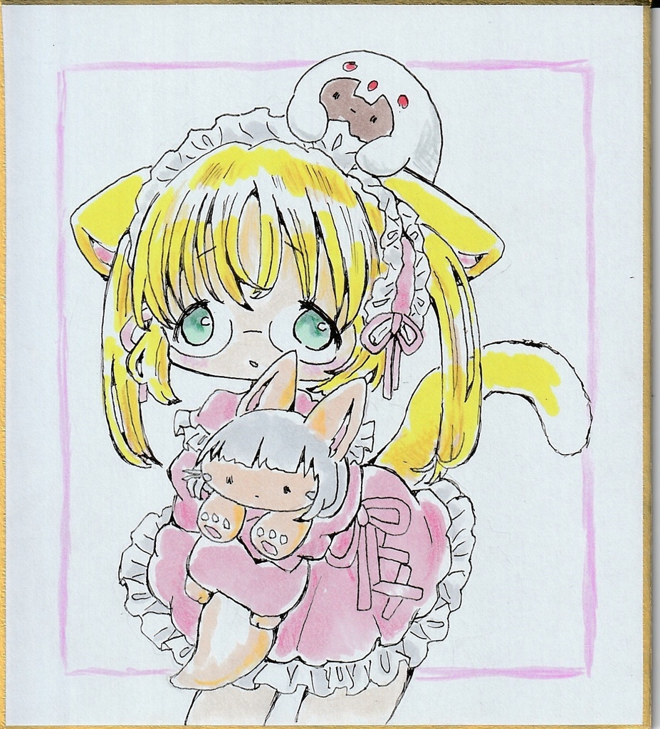 おめかしリコちゃん　直筆色紙