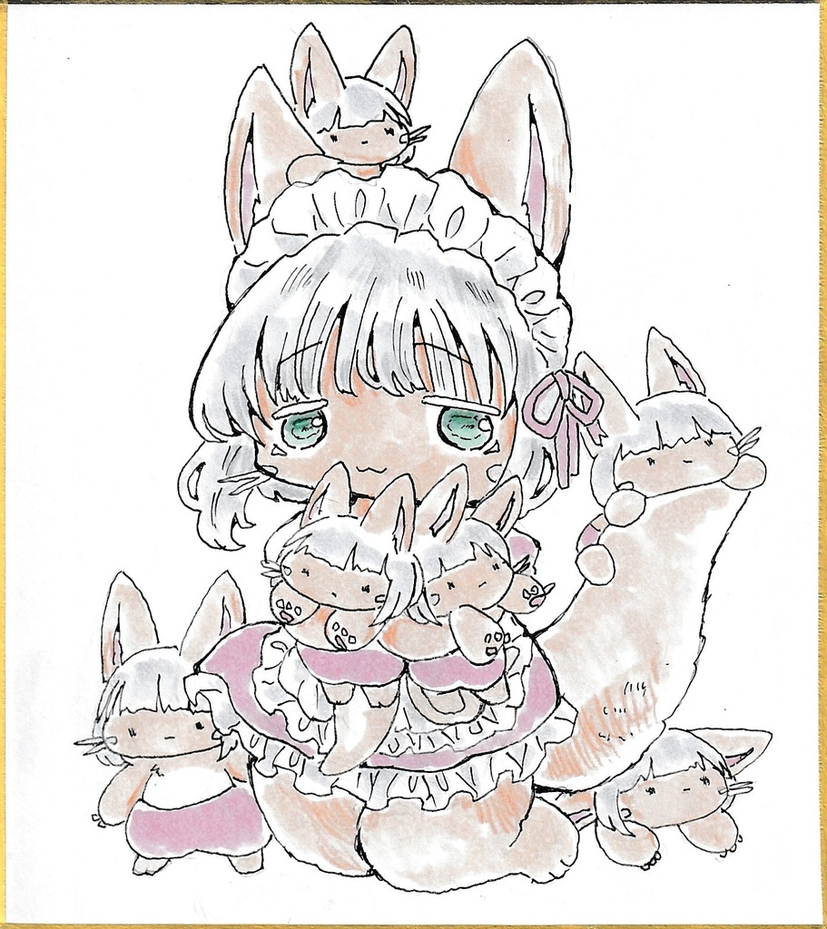 んなんなんな　直筆色紙