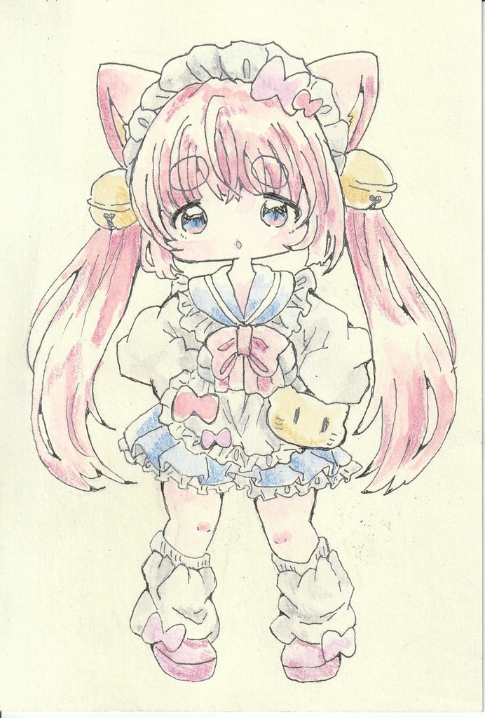 ふふんなのです。　直筆イラスト。