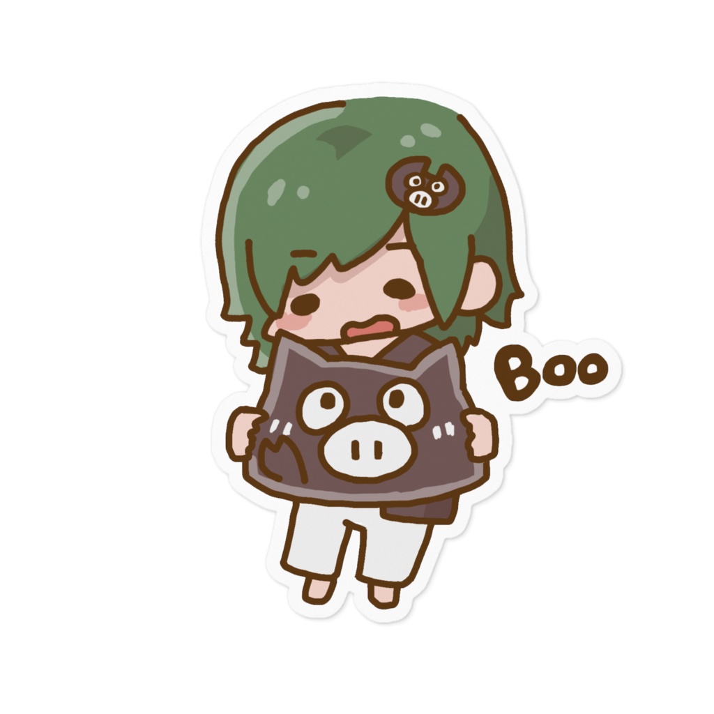 みぎステッカー