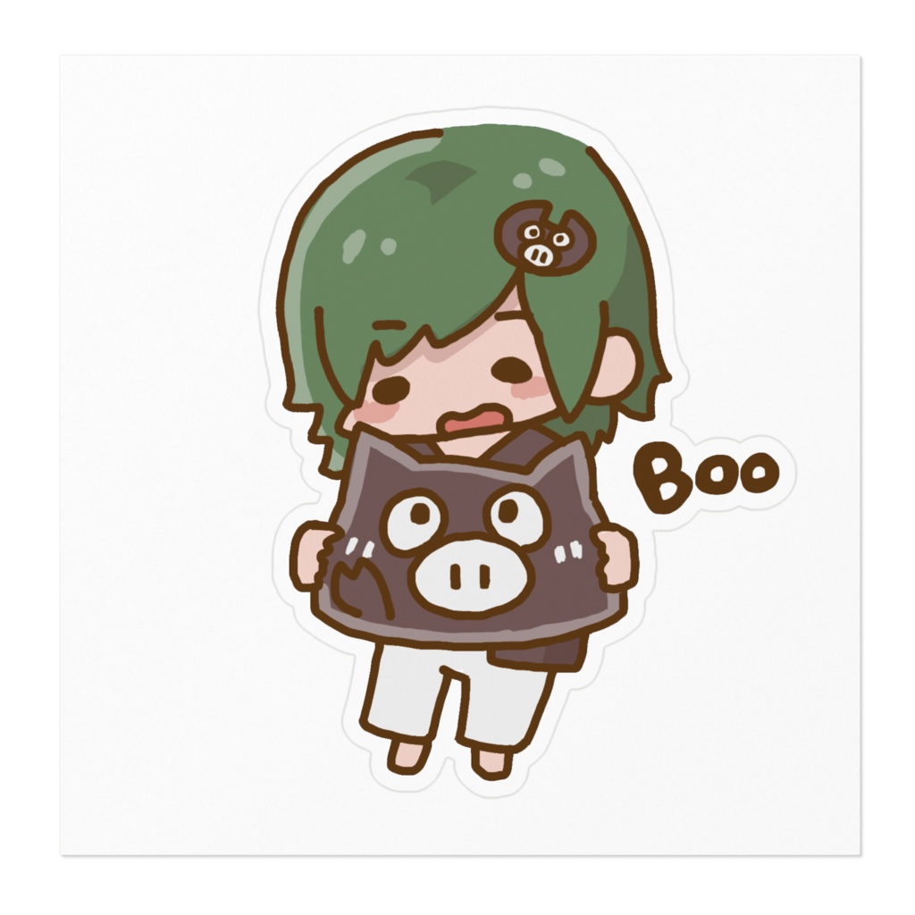 みぎステッカー