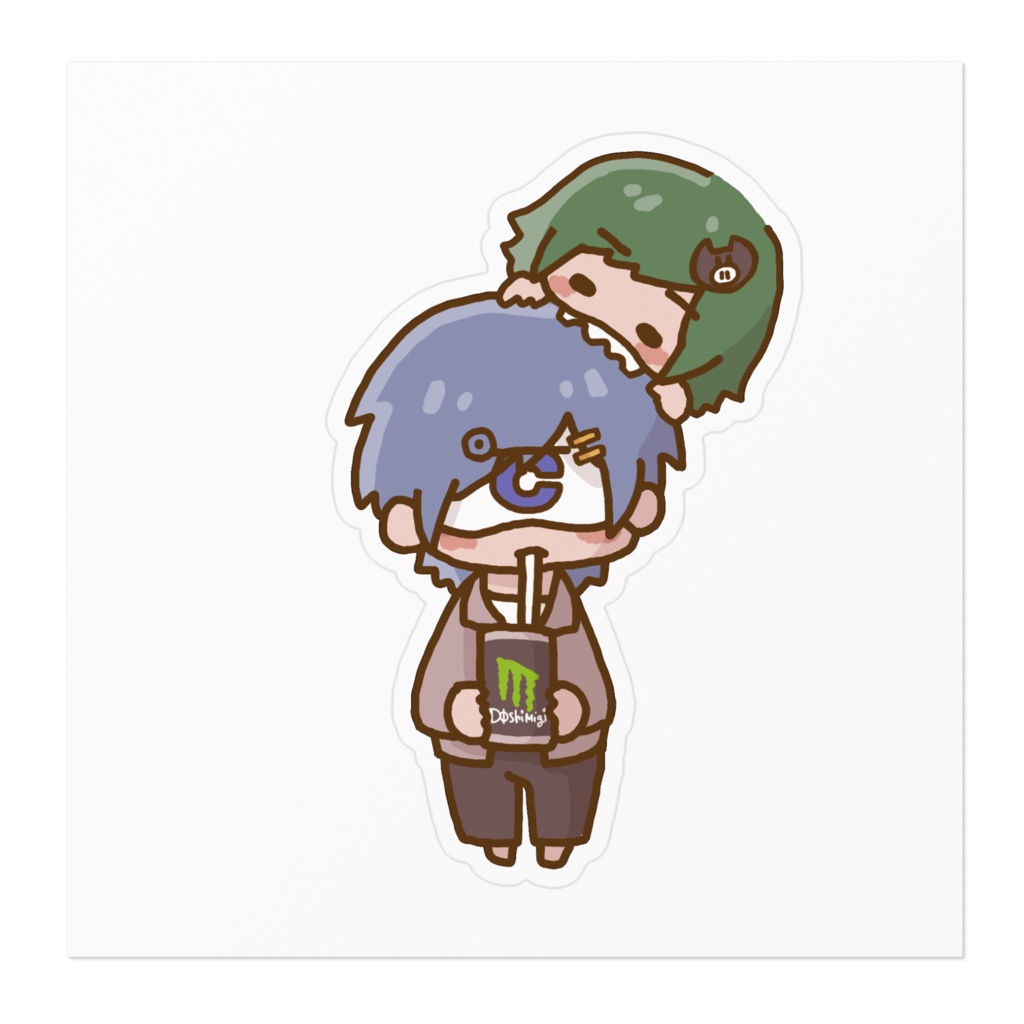 モンエナステッカー