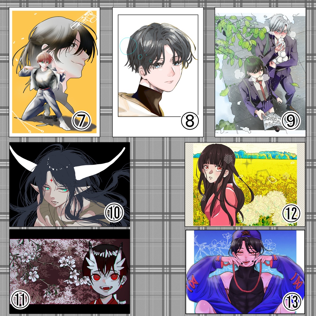 オリジナルイラスト フォトカード