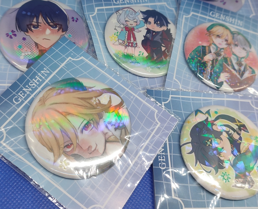 原神 缶バッジ