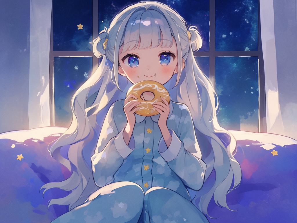 【フリーBGM】真夜中のドーナツララバイ🍩