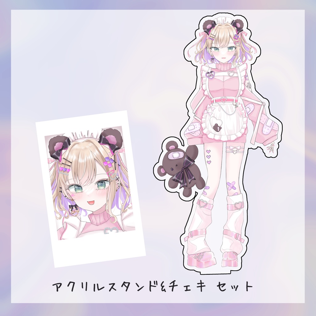 ジャージメイドアクリルスタンド&チェキセット 胡桃のあver.