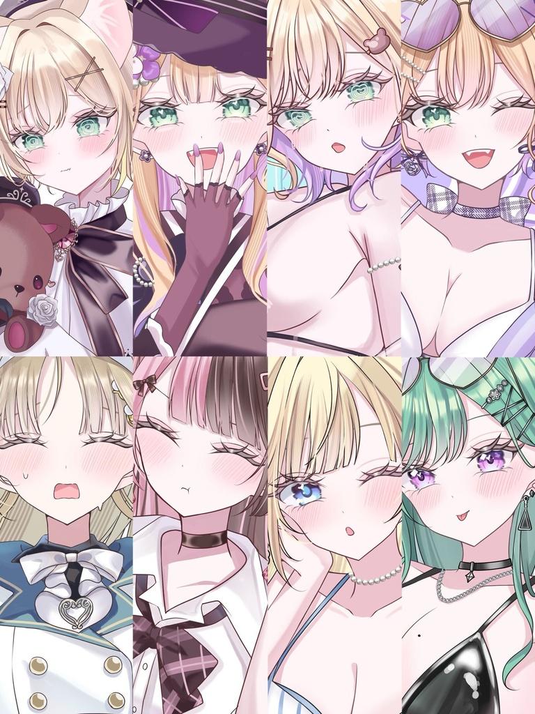 ぶいすぽメンバーイラスト本「Pearly girl」
