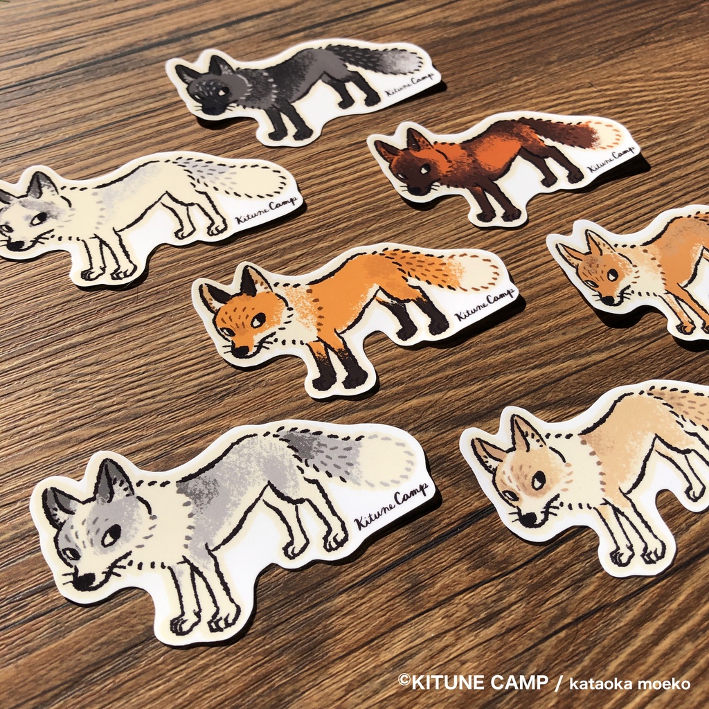 ステッカー/アカギツネの仲間たち