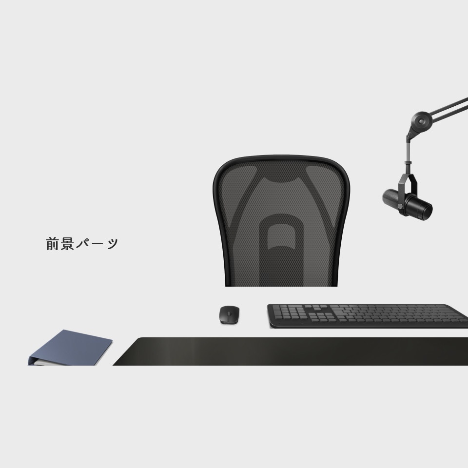 【動く背景素材】アーバンリビングルーム