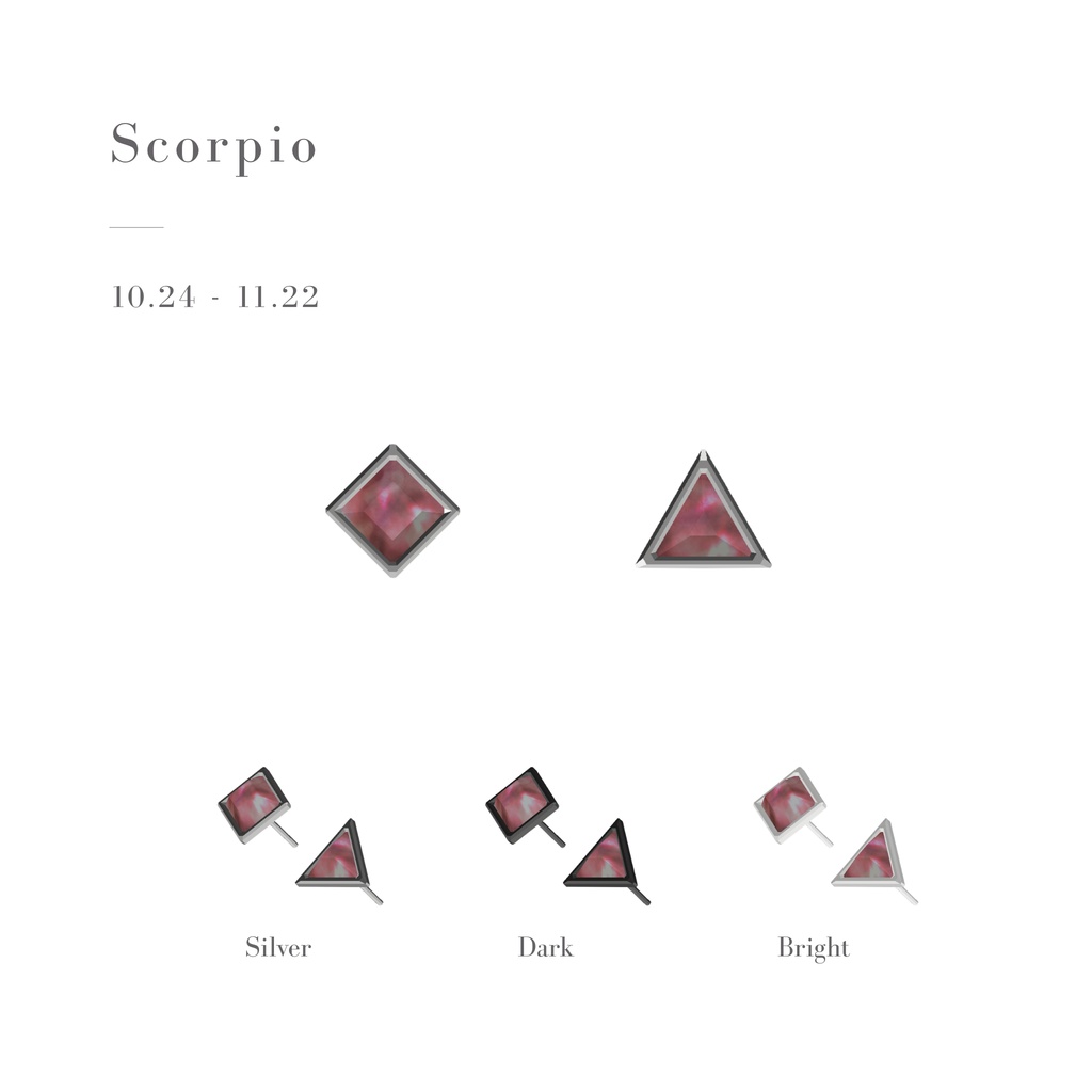 【10/16まで無料】Zodiac Gem Earrings