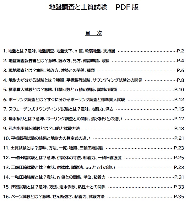 地盤調査と土質試験(全36頁PDF版)