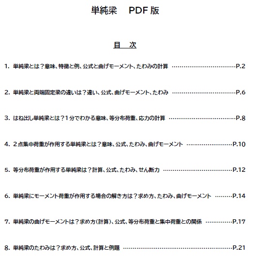 単純梁(全23頁PDF版)