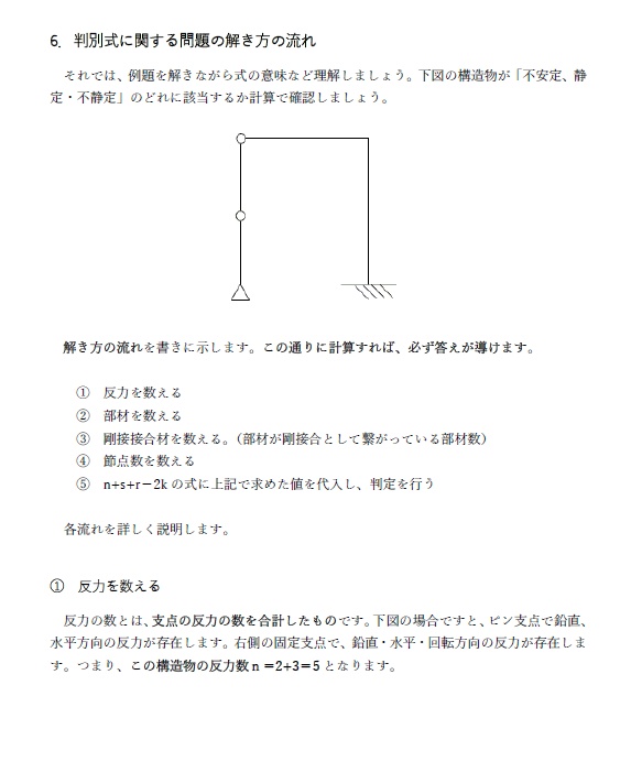 一級建築士試験の計算問題解説①-安定・不安定、静定・不静定-(全24頁)