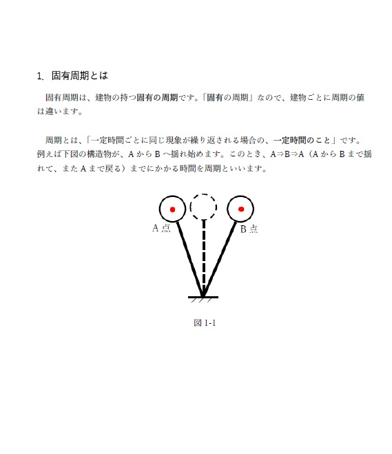 一級建築士試験の計算問題解説集⑫-振動の基礎、固有周期等の求め方-(全34頁)