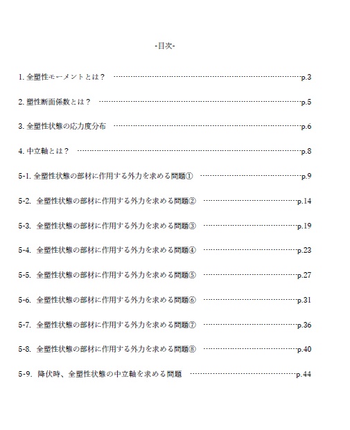 一級建築士試験の計算問題解説集⑬-全塑性モーメント-(全47頁)