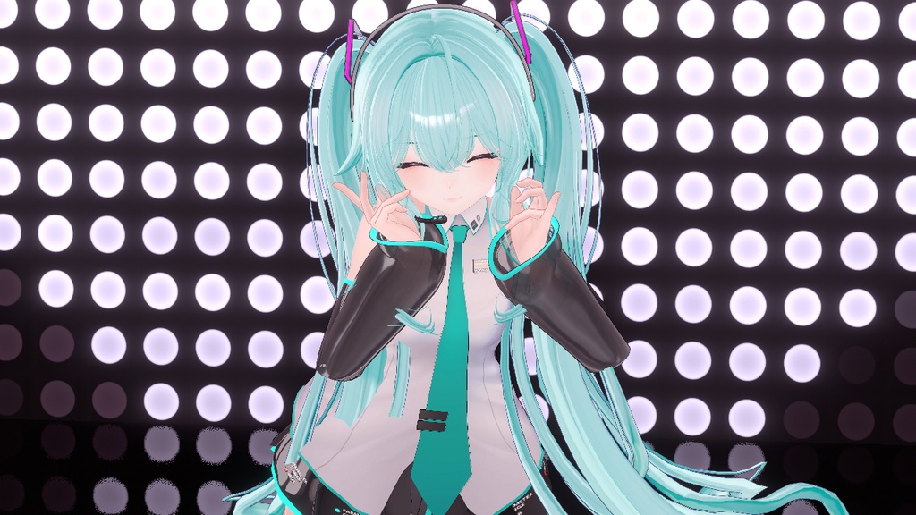 EMISSION MASK FOR: 【VRC Hair】Cat Twintail 
