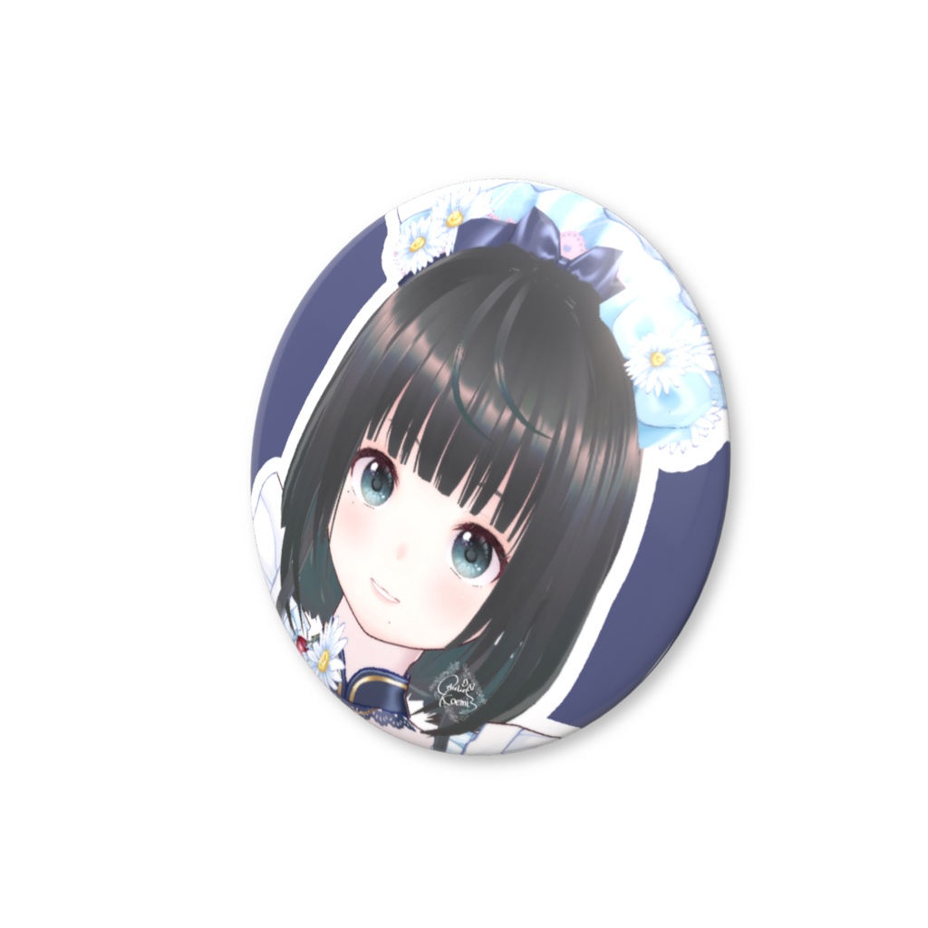 エマとKの缶バッジ(パティシエ衣装)