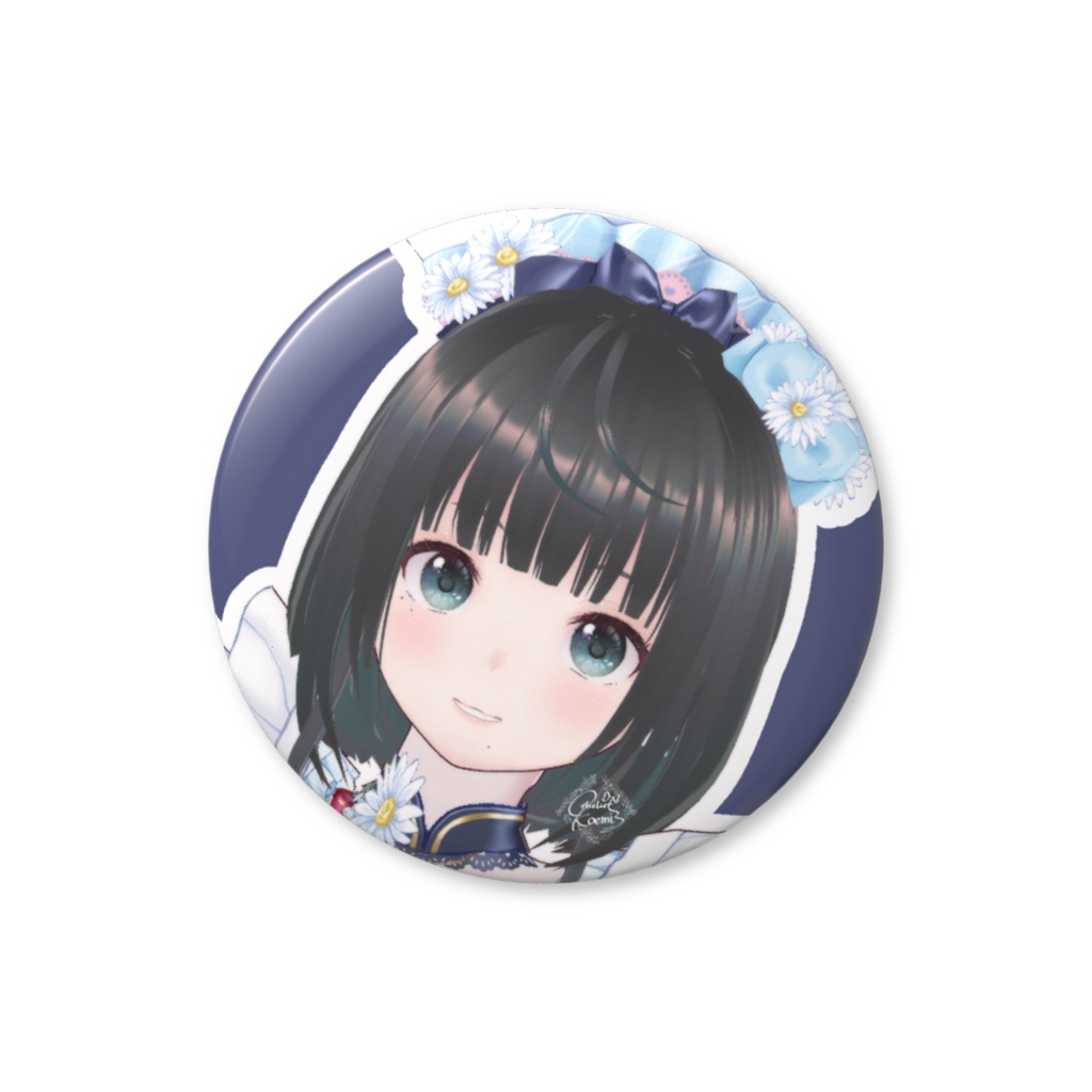 エマとKの缶バッジ(パティシエ衣装)