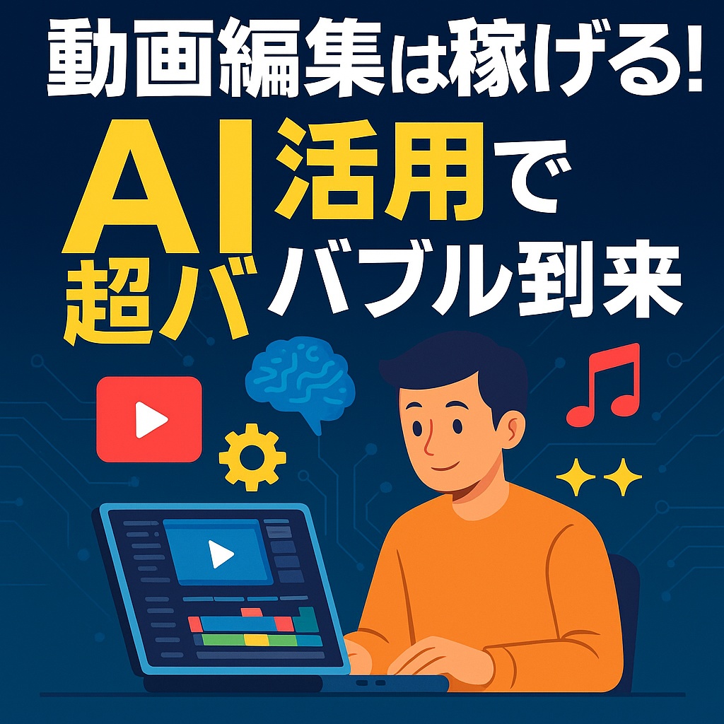 AI活用 動画編集バブル時代到来