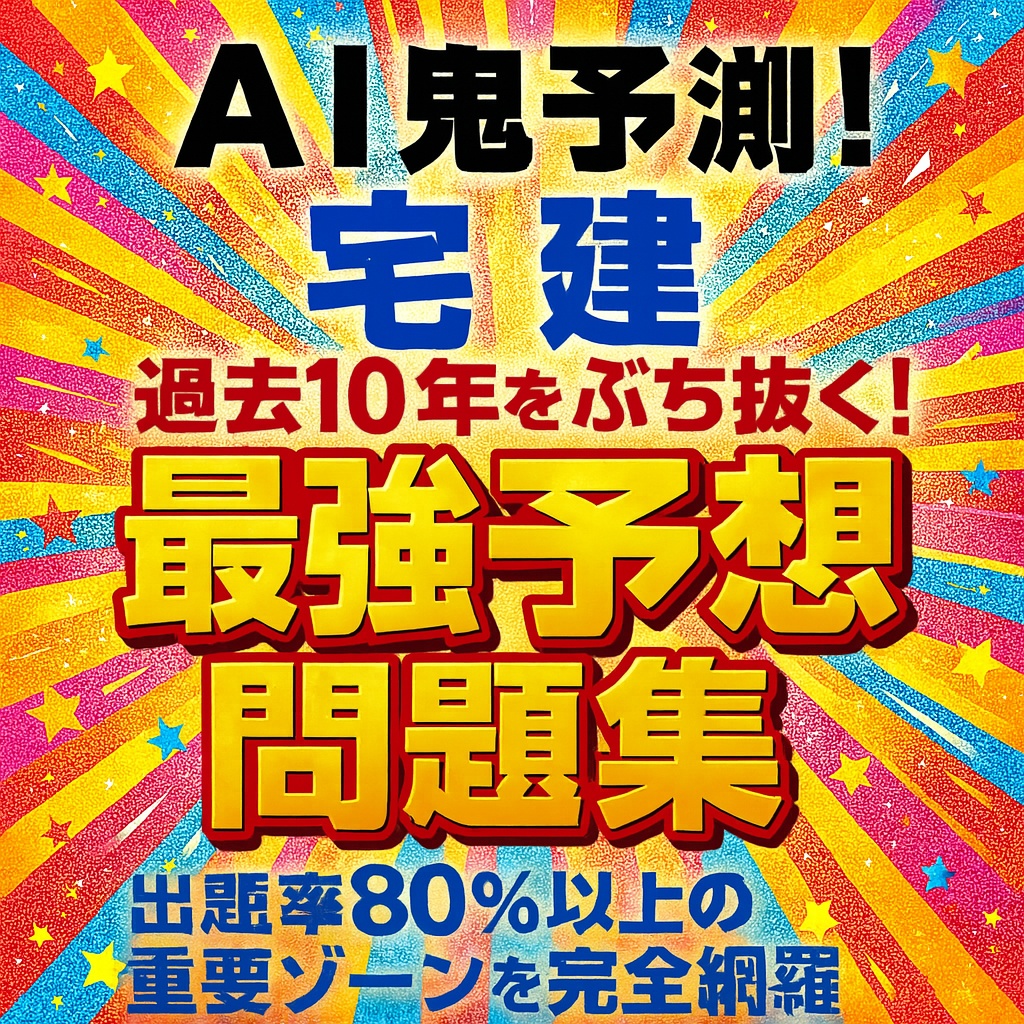 『AI鬼予測問題集:宅建士2025 年』
