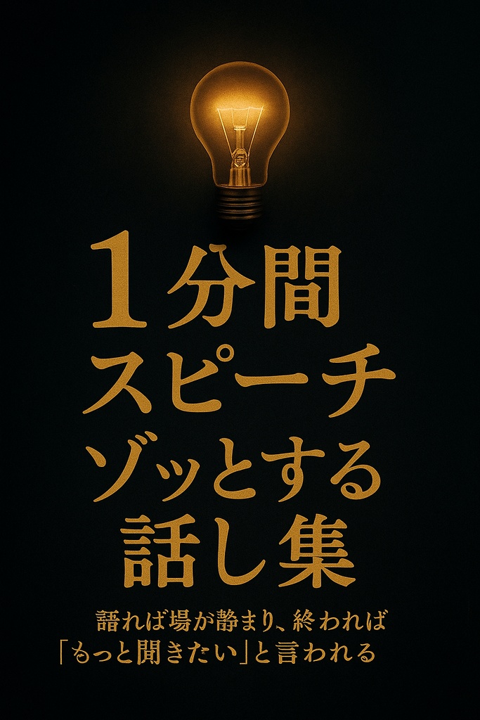 『1分間スピーチ：ゾッとする話し集』