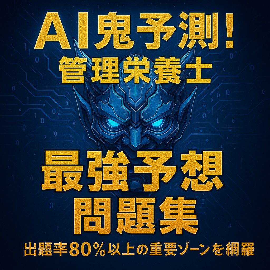 🔥AI鬼予測:管理栄養士国家試験2026年版 🔥
