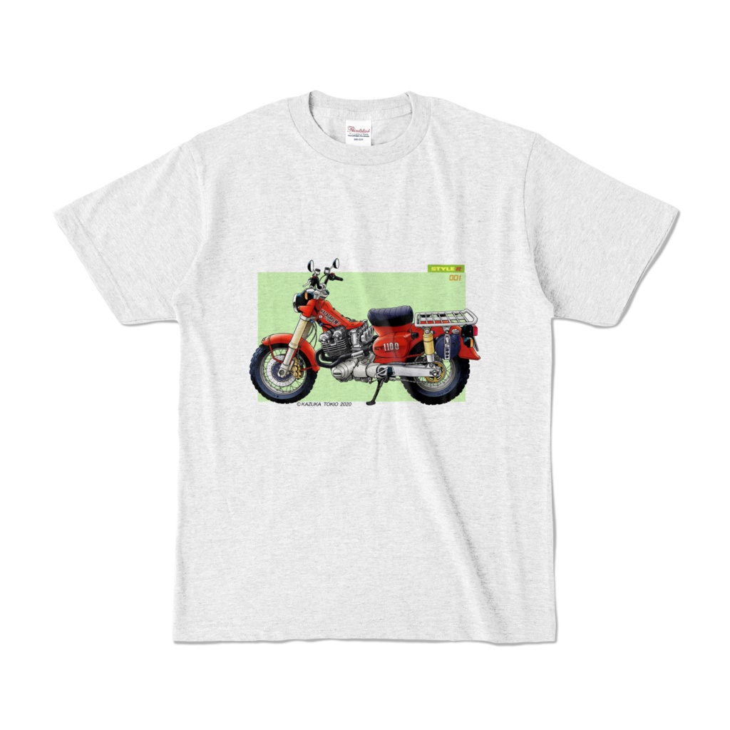 神塚 ときおバイクイラストコレクション001「CT-1100」Tシャツ