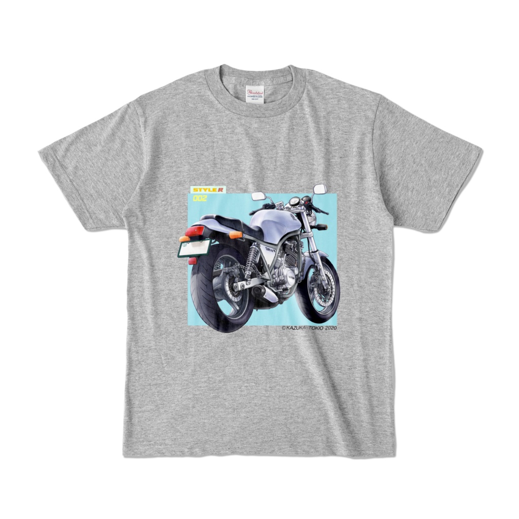 神塚 ときおバイクイラストコレクション001 Srx 6 Tシャツ Kazkan Com かずかんドットコム Booth