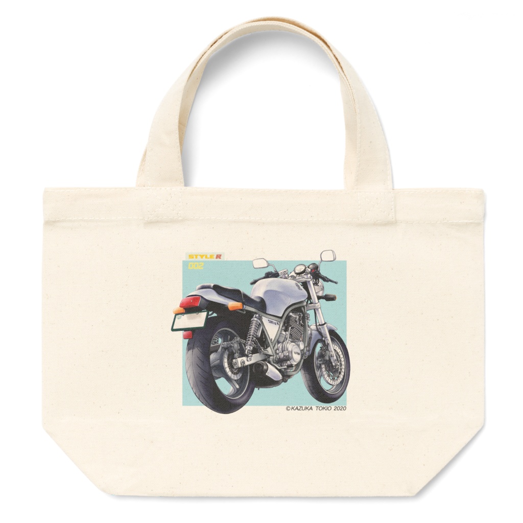 神塚 ときおバイクイラストコレクション002　SRX 6 トートバッグ小
