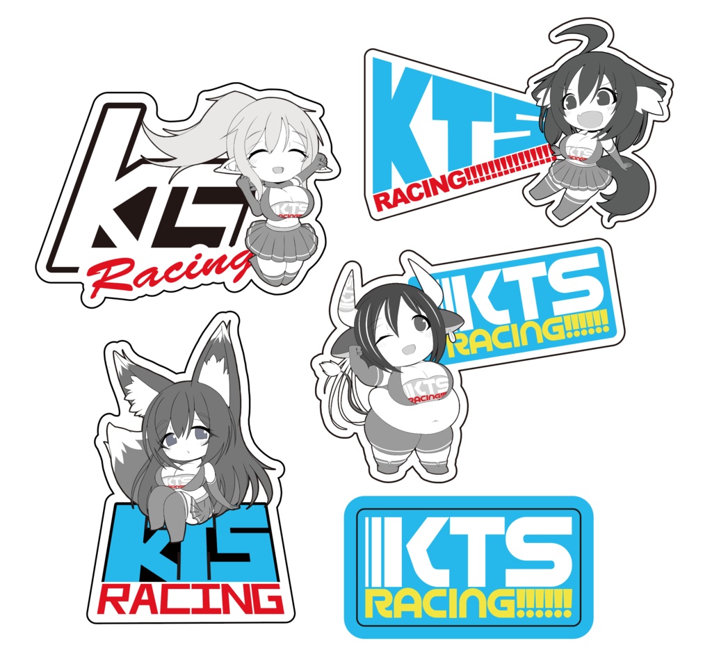 KTS-Racingステッカー2022