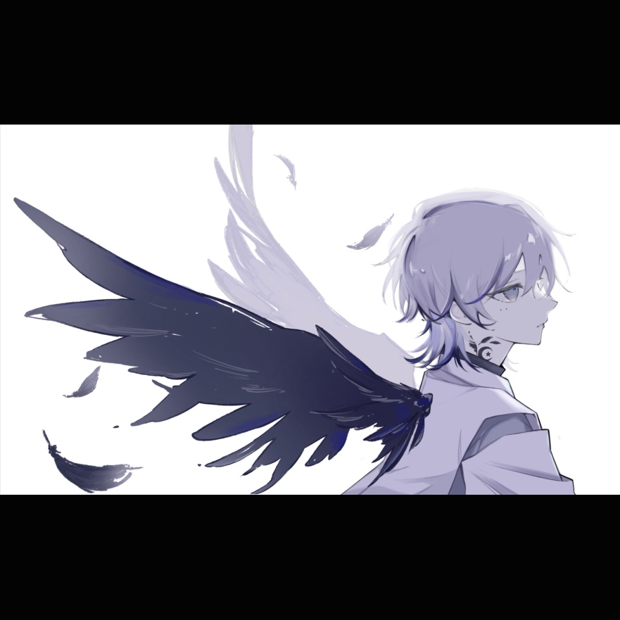 カラステッカー(等身)