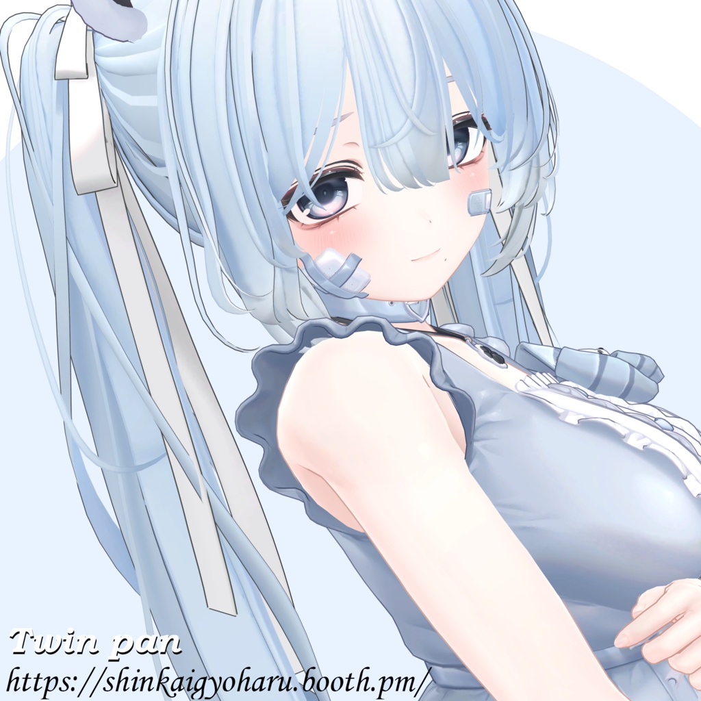 Twin pan ＜20アバター対応VRC Hair＞