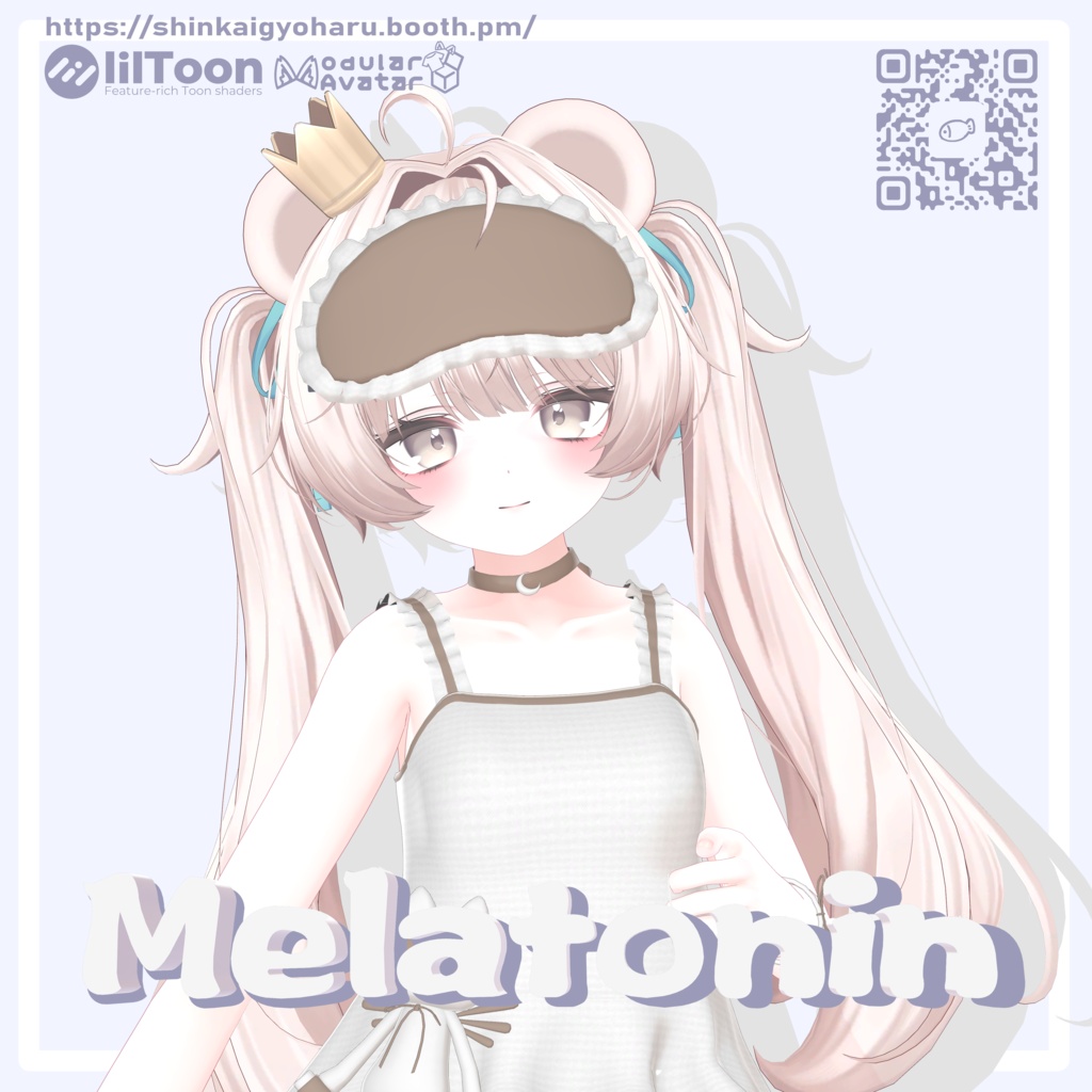 Melatonin negligee/メラトニン ネグリジェ🩵<22アバター対応>セール中!