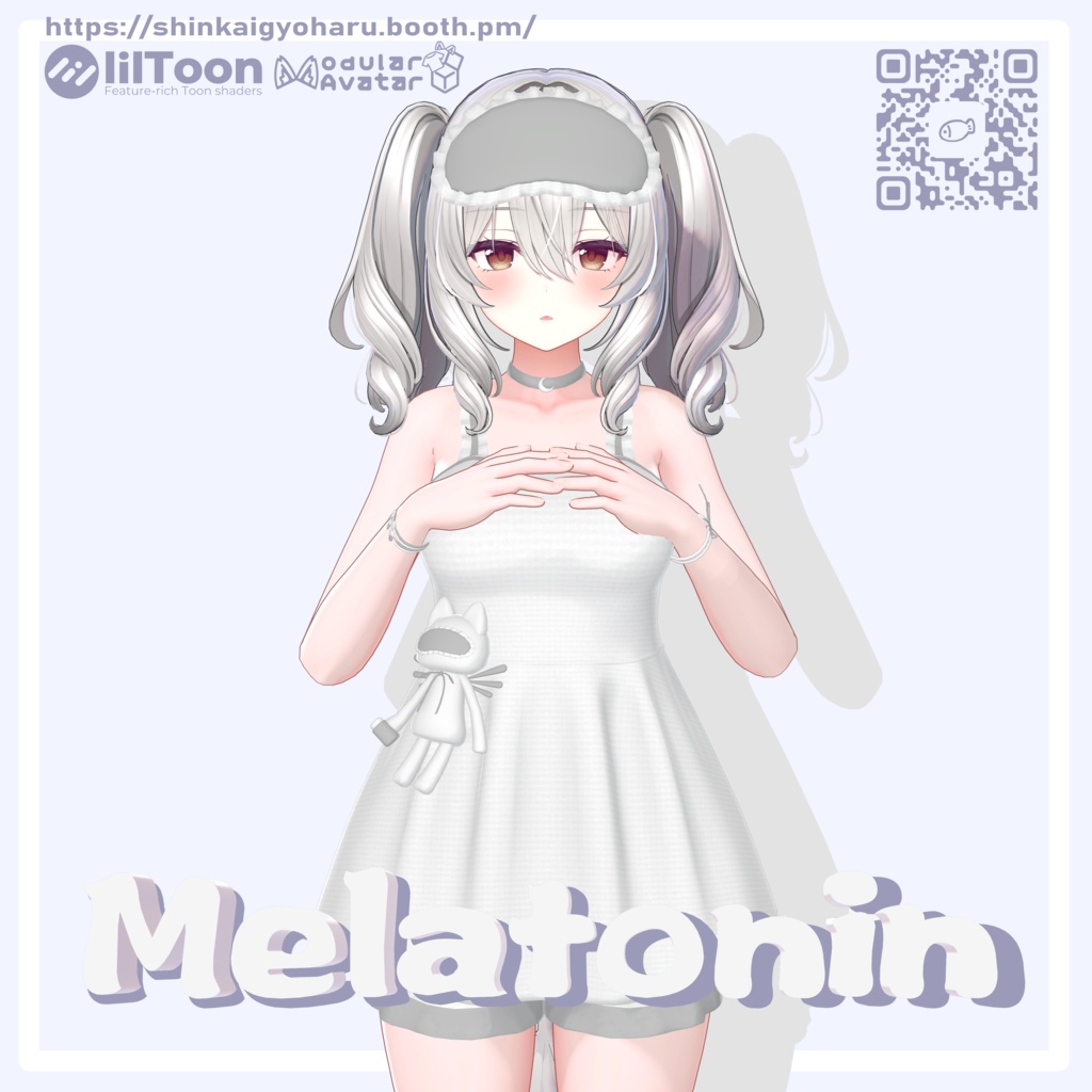 Melatonin negligee/メラトニン ネグリジェ🩵<22アバター対応>セール中!