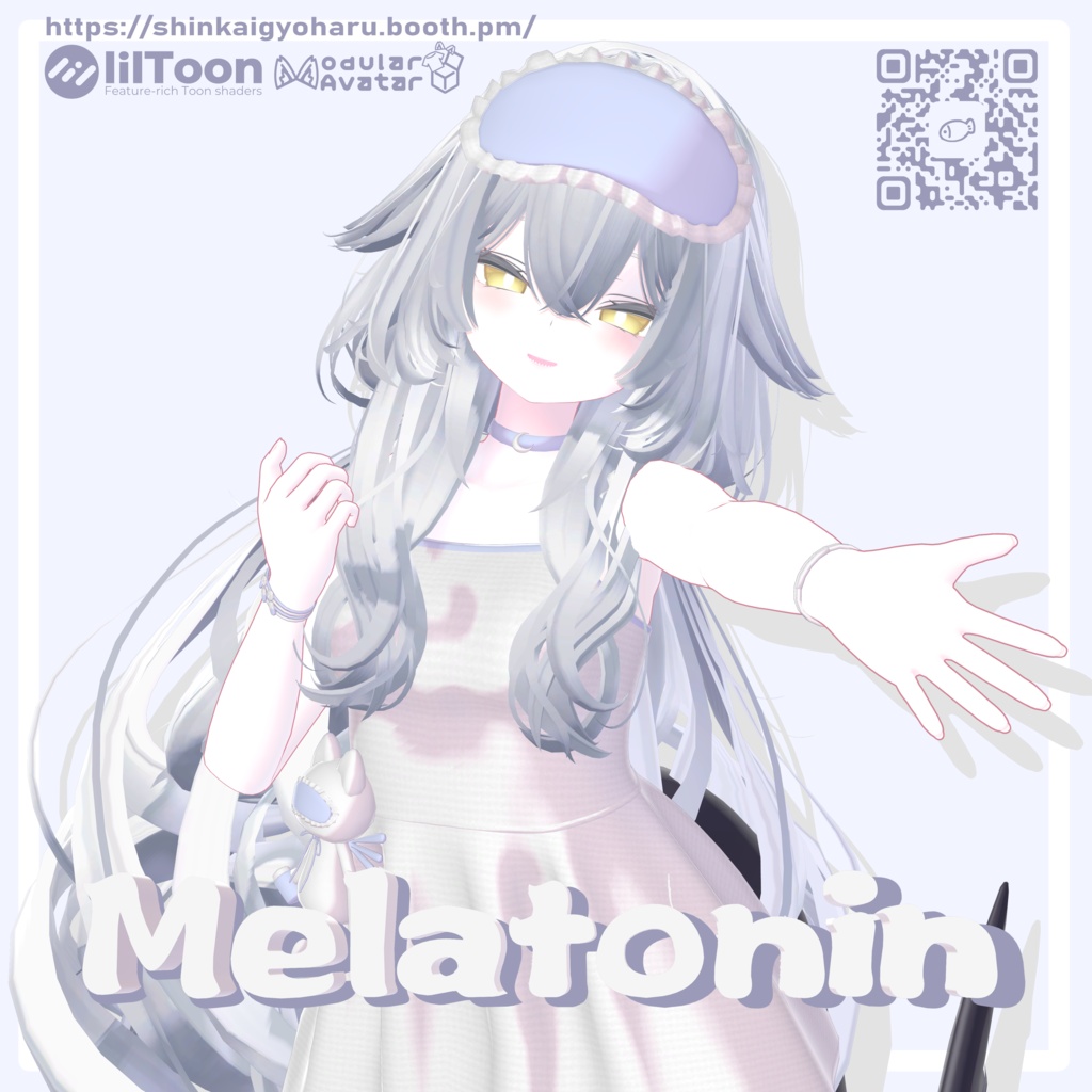 Melatonin negligee/メラトニン ネグリジェ🩵<22アバター対応>セール中!