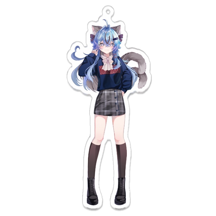 アクリルキーホルダー(猫又めいど)