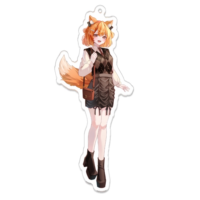 アクリルキーホルダー (狐燈明音)