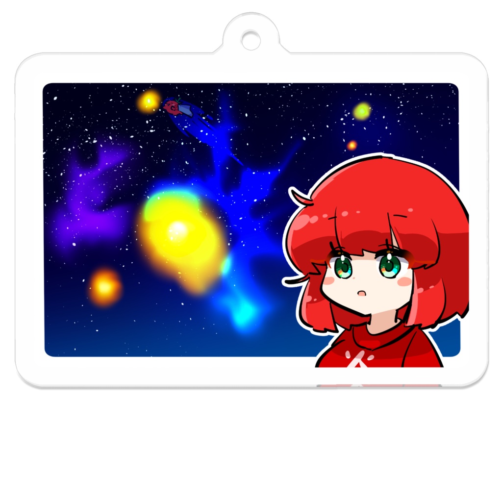 四コマ漫画「石」一コマアクリルキーホルダー(全二種)