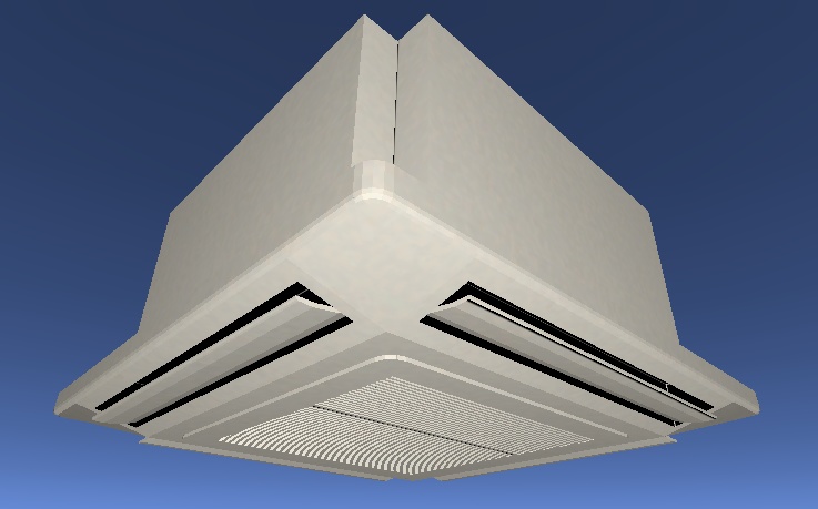 【無料】天井埋め込み式エアコン VRChat想定