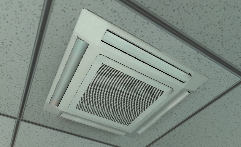 【無料】天井埋め込み式エアコン VRChat想定