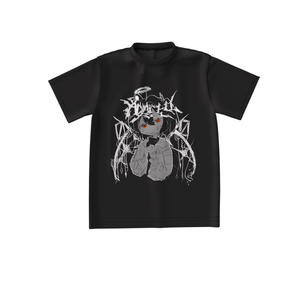 足立レイ/サブカルっぽいTシャツ（ビッグシルエット）