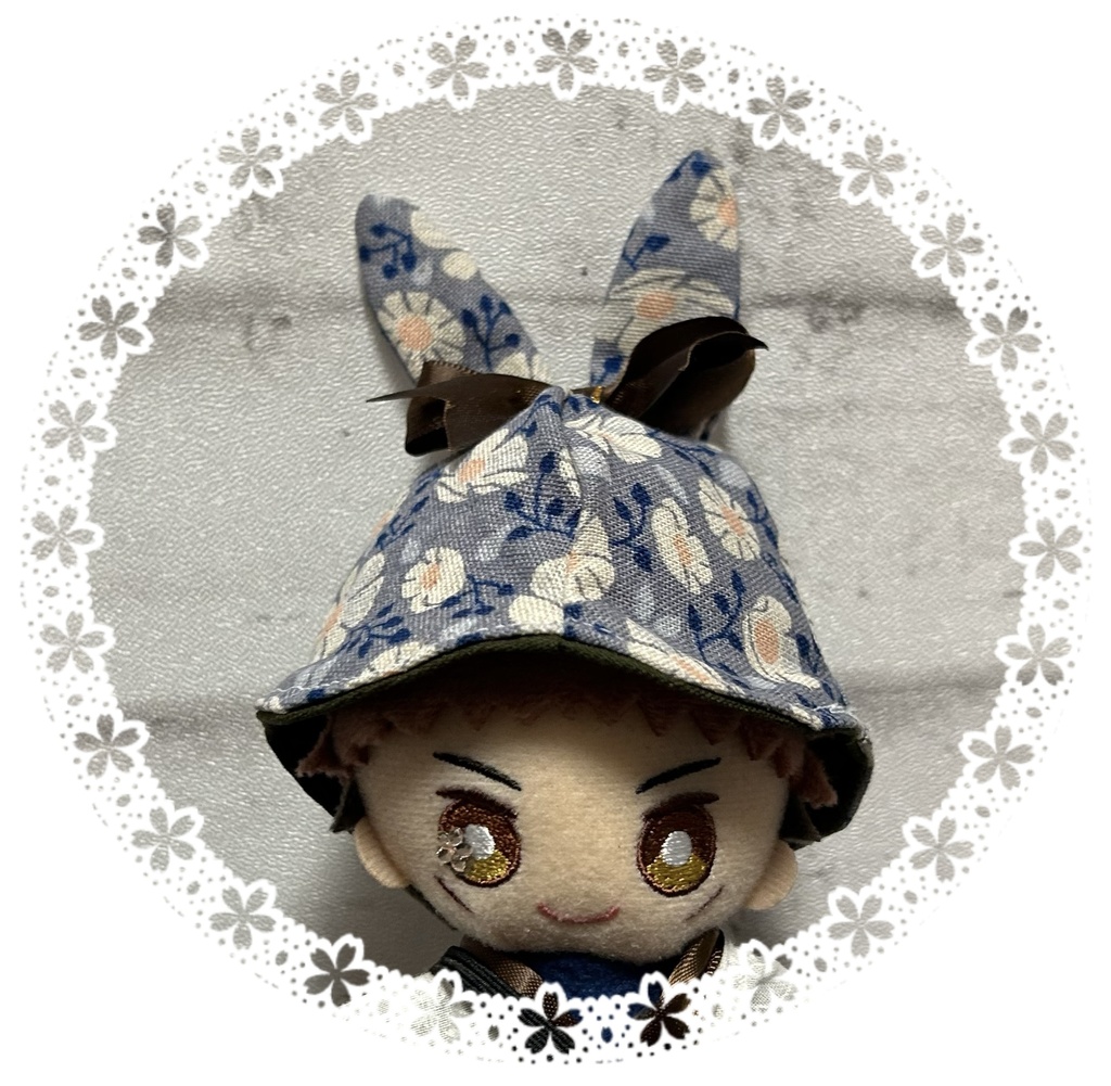 【10cmぬい用】うさちゃんハット