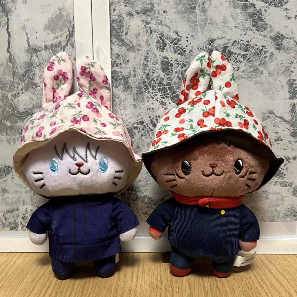 【16cmぬい用】うさちゃんはっと〜さくらんぼ〜