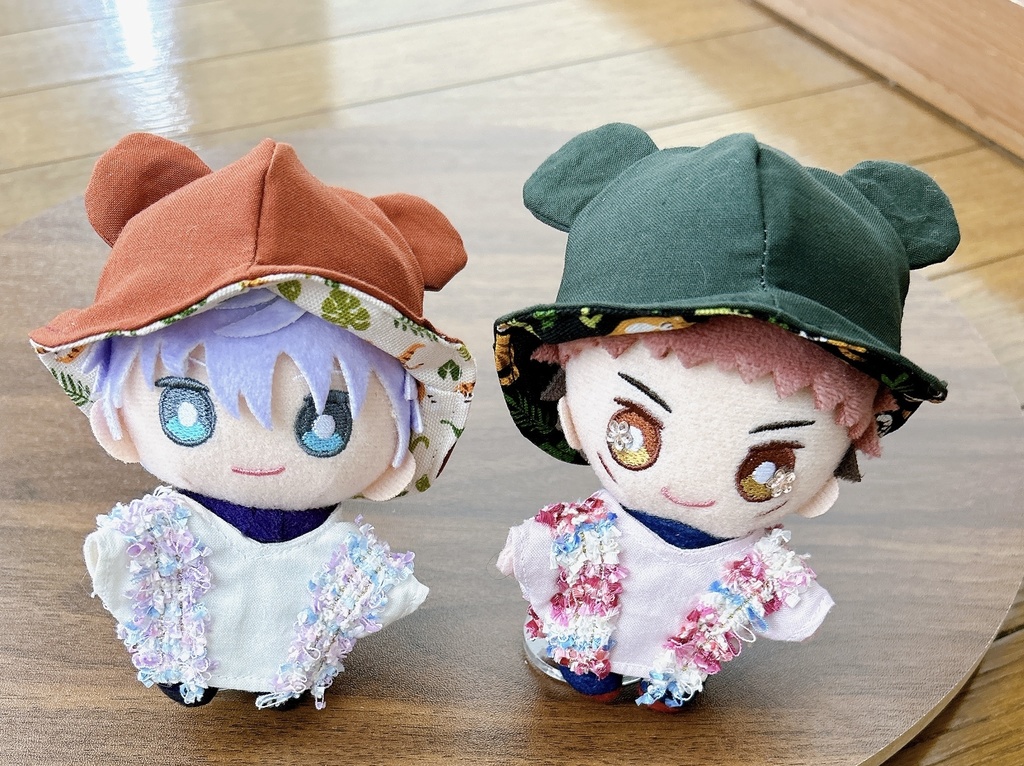 【10cmぬい用】トラ柄くまちゃんはっと