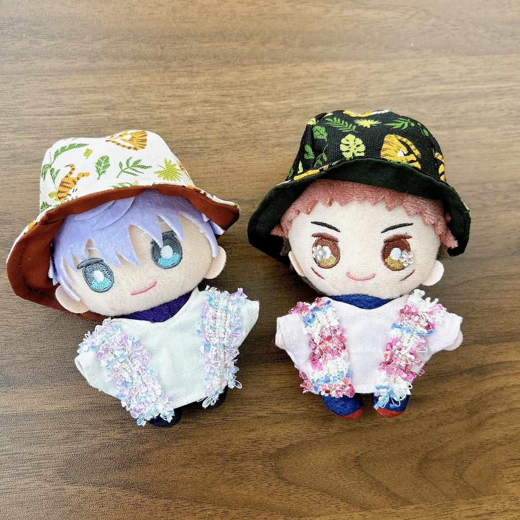 【10cmぬい用】トラ柄くまちゃんはっと