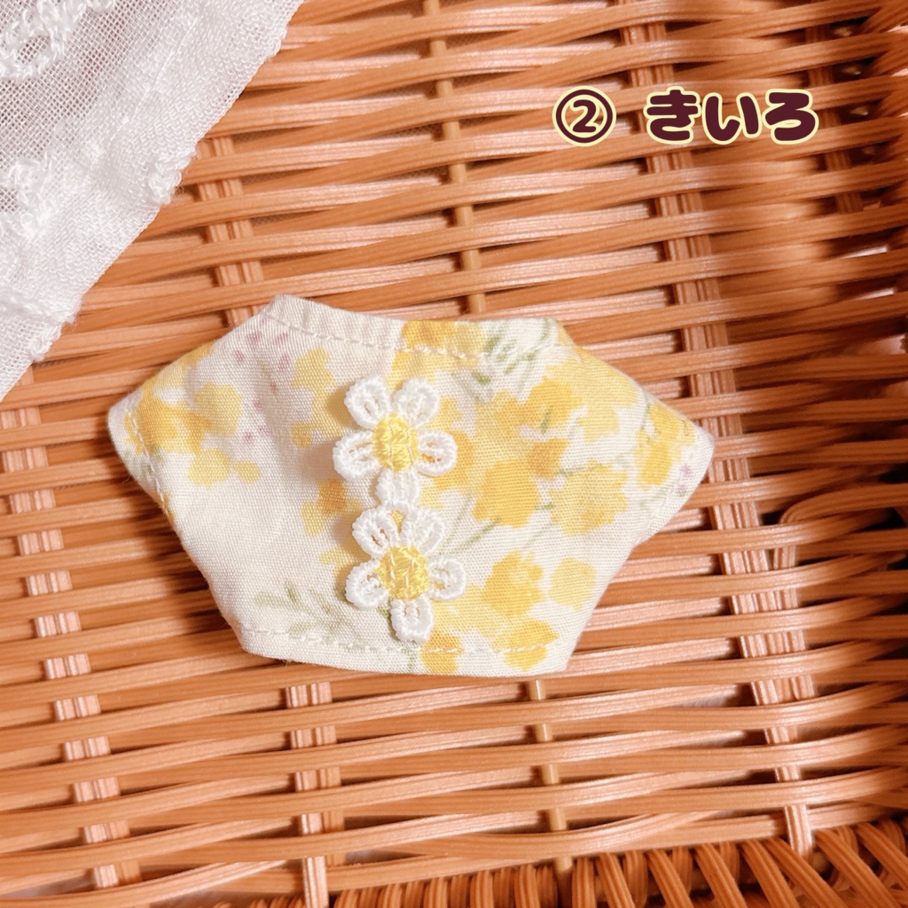 【10cmぬい用】花柄シャツ