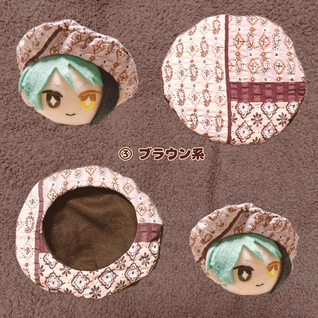 【10cmぬい用】ぽこぽこベレー帽